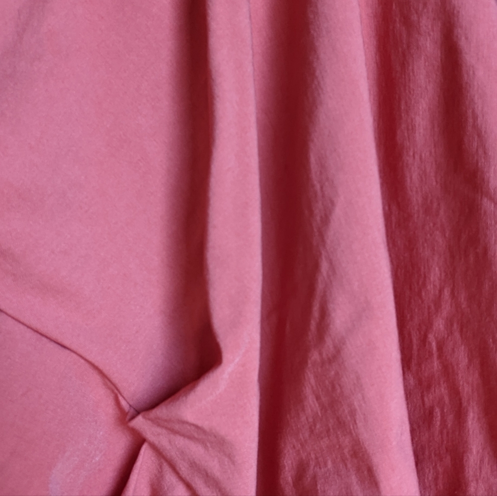 Y2K Ruched Bodycon Midi Dress Salmon Pink - Picture 8 of 8